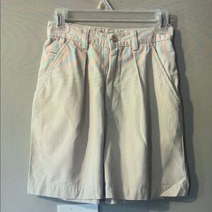 Women's Cream Athletic Shorts